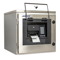 Stainless steel enclosure for printer protection | SPRI-400