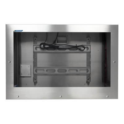 IP69K production display board enclosure by Armagard