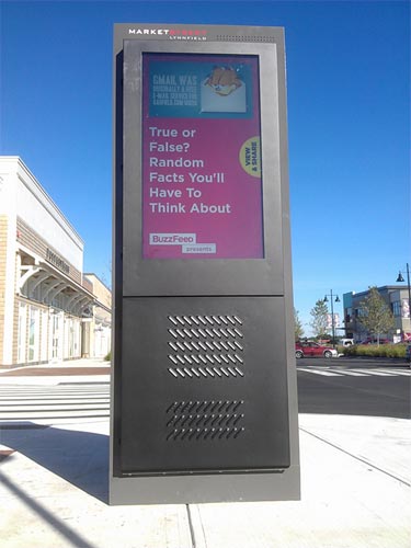Outdoor digital signage