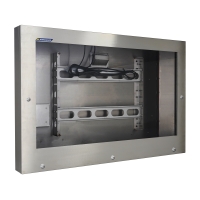 316 stainless steel IP69K hygienic TV display enclosure by Armagard