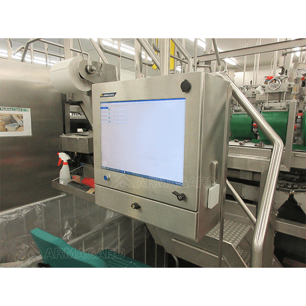 Pharmaceutical monitor enclosure installed in a washdown location