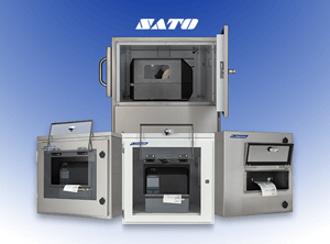 The Armagard range of SATO industrial printer enclosures